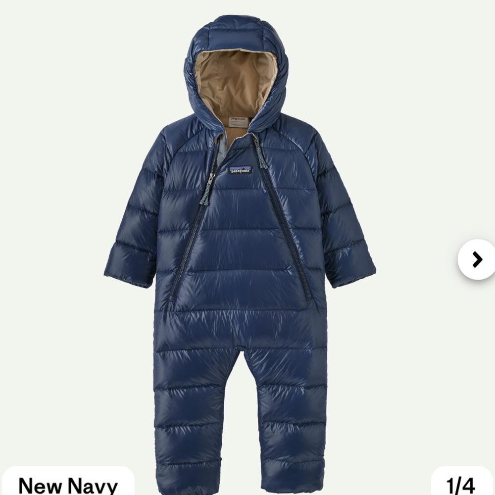 Patagonia hi-loft down sweater bunting